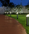 08-holman-warm-white-path-lights Create secure passageways in the garden by lighting up paths with path lights