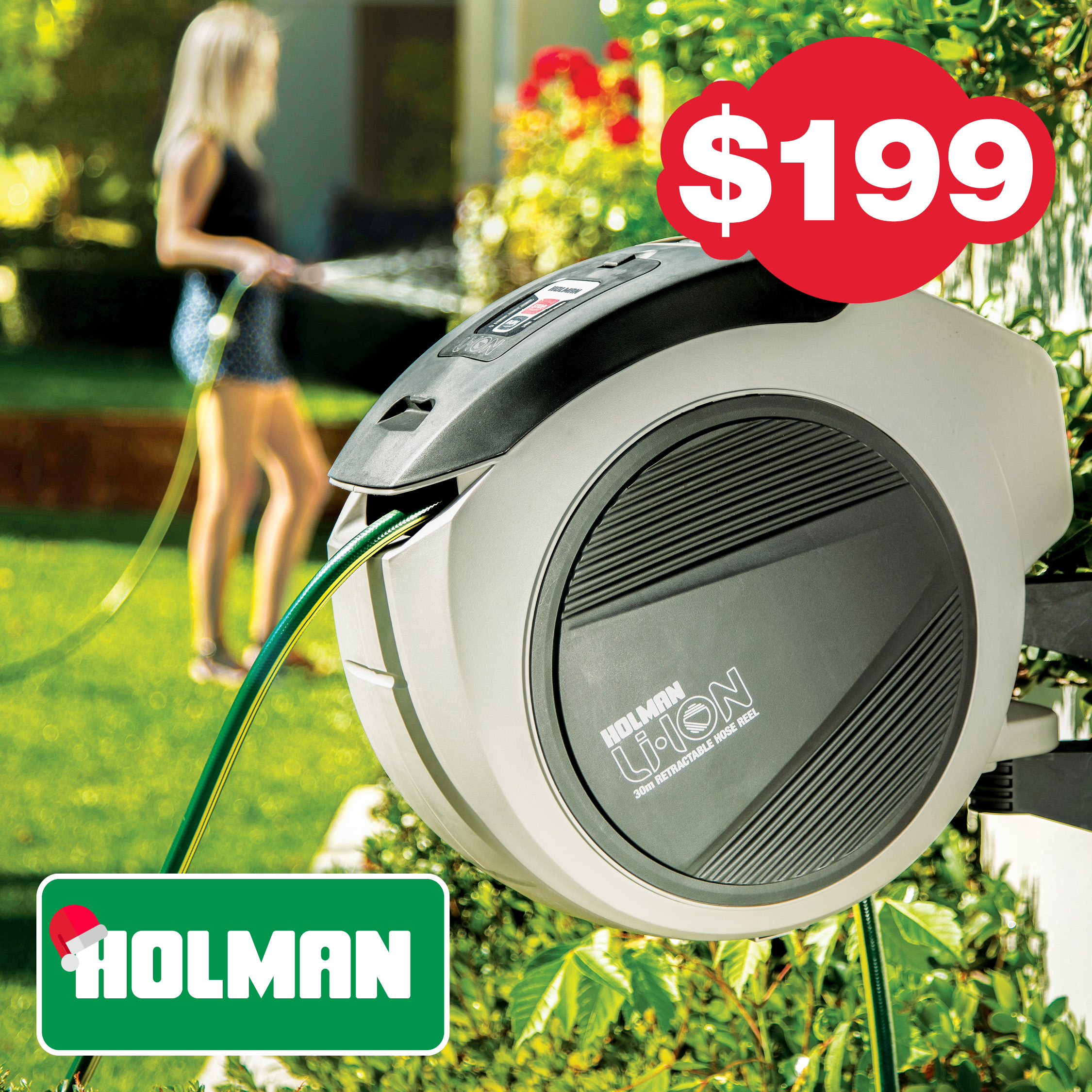 Battery Powered Hose Reel