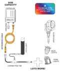 1M AND 2M RGB COLOUR EXTENSION CABLE