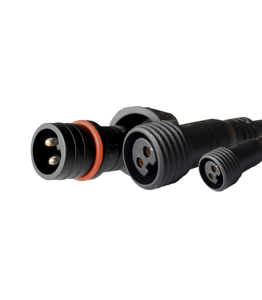 2-Pin Warm White Connection Tee 2-Pin Warm White Connection Tee