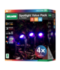 Garden Lights - 43mm RGB Colour Spotlight Value Pack