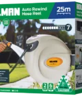 Holman Auto Rewind Hose Reel with 25 meter Garden Hose