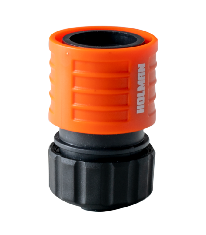 Soaker leaky porous hose pressure reducing connector with snap on male adaptor ac Home & Garden