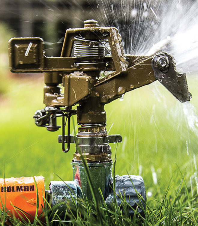 holman traveling sprinkler