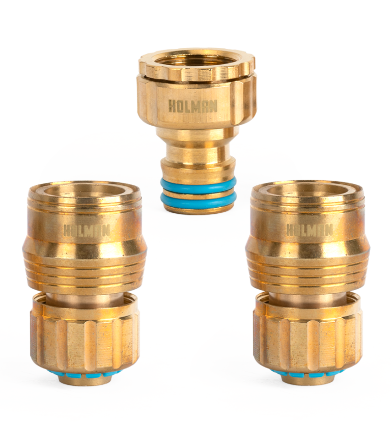 ⌀18mm Brass Hose Connector Set Holman Industries