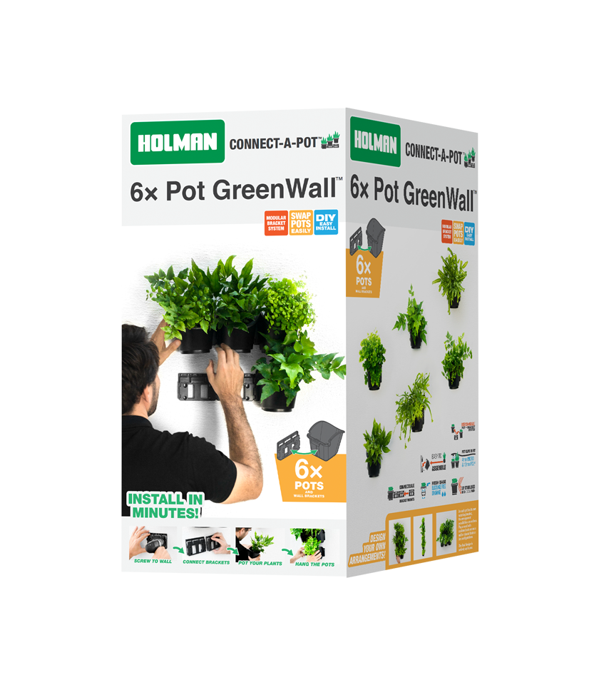 Connect-a-Pot 6 x Pot GreenWall Connect-a-Pot 6 x Pot GreenWall