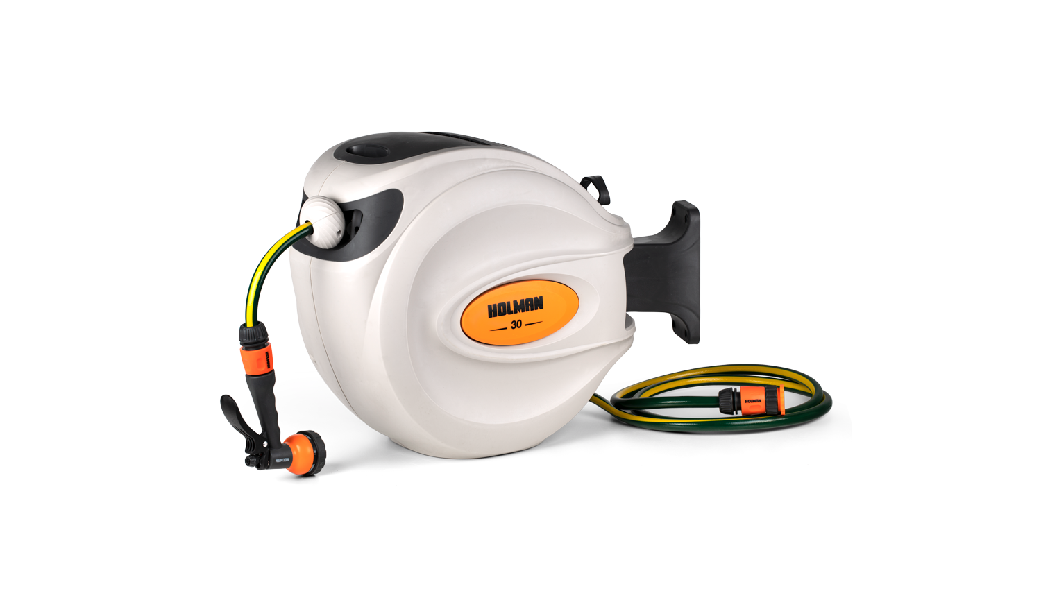 Holman RETRACTABLE HOSE REEL WITH SPRAY GUN Automatic Rewind*AUS Brand-10  Or 20m