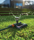 Lawn Sprinklers - Large Shaker Spray on Weighted Base