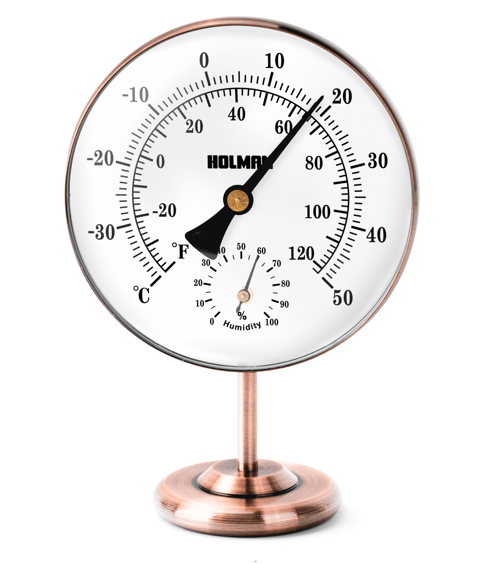 Brass Thermometer and Hygrometer - Holman Industries