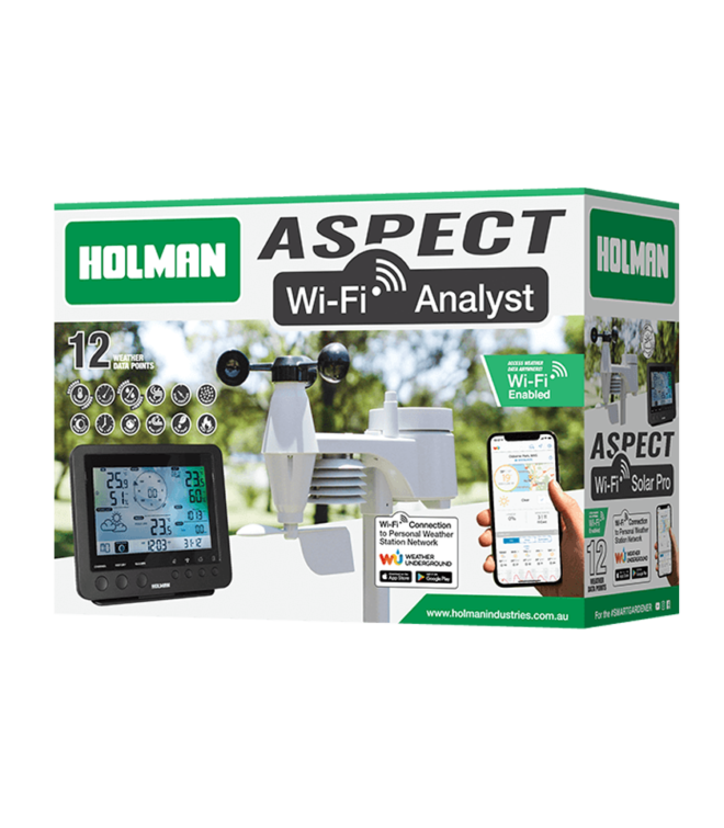 Aspect WiFi Analyst Weather Station Holman Industries