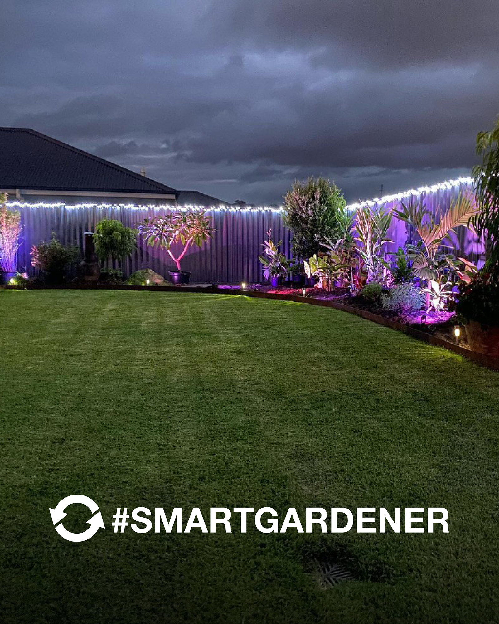 Outdoor Front Yard Smart RGB Spotlights - Lighting4Home