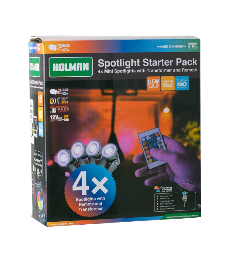 RGB Colour Pond Light Value Pack Holman Industries