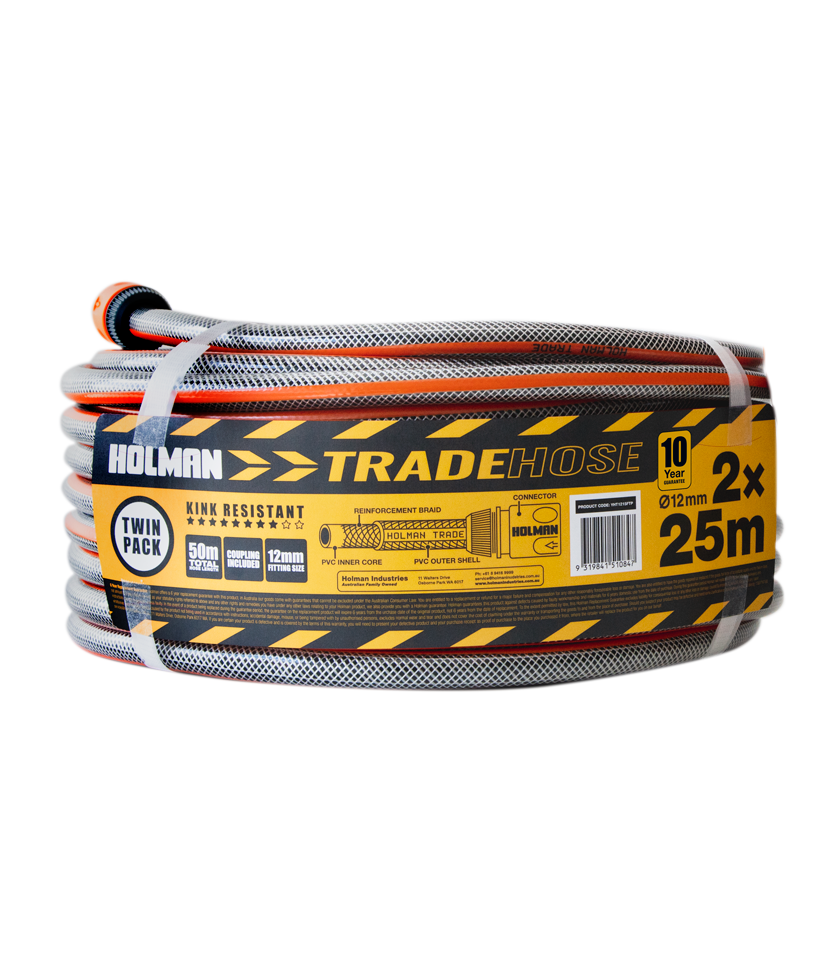 YTH1225FTP 12mm x 25m Trade Hose Twin Pack