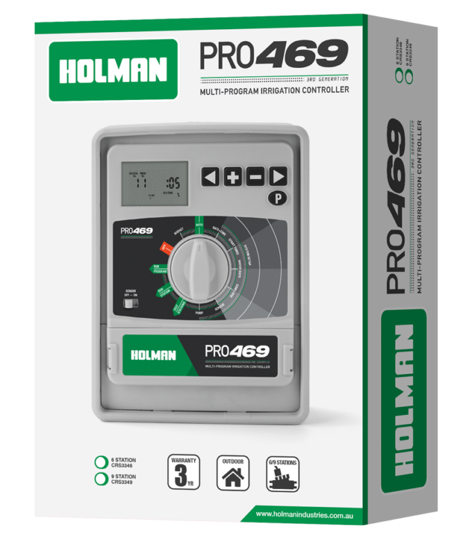 PRO469 Irrigation Controller Packaging Cutout 2021