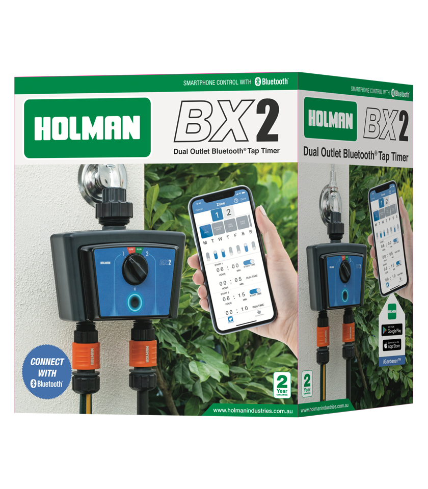 BX2 Dual Outlet Bluetooth® Tap Timer - Holman Industries