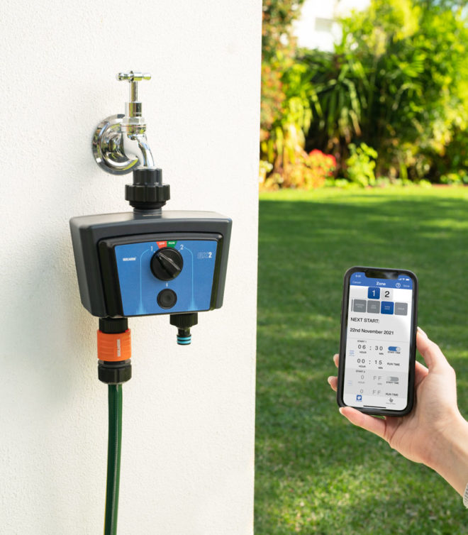 BX2 Dual Outlet Bluetooth® Tap Timer - Holman Industries