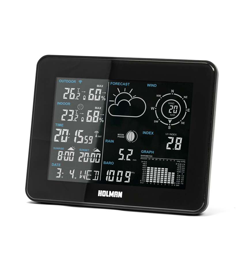 Helios Wi-Fi Weather Station - LCD Screen