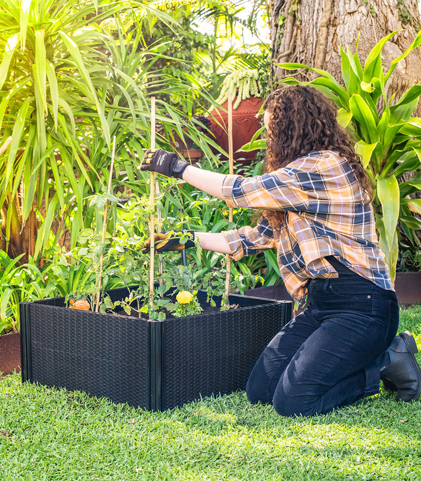 RGB663R RGB663R 600 x 300mm Rattan Raised Garden Bed Modular