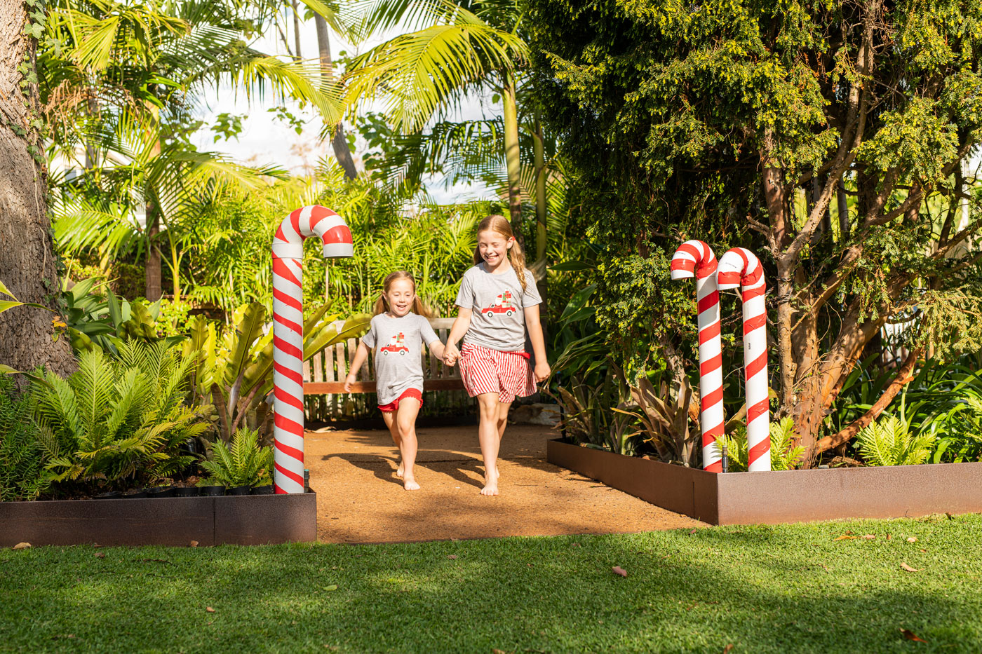 DIY PVC Candy Cane - Garden 1