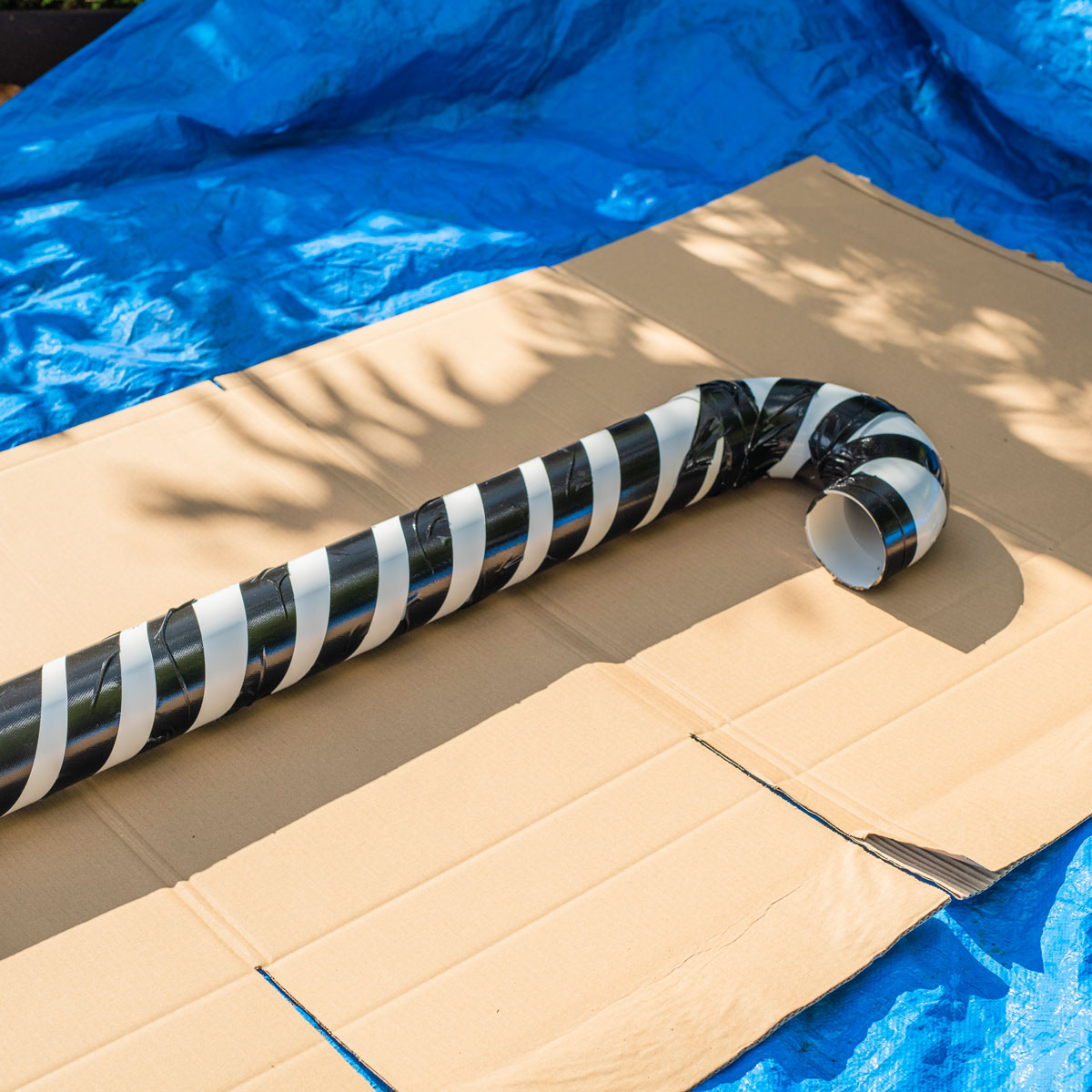 DIY PVC Candy Cane - Tape 3 DIY PVC Candy Cane - Tape 3