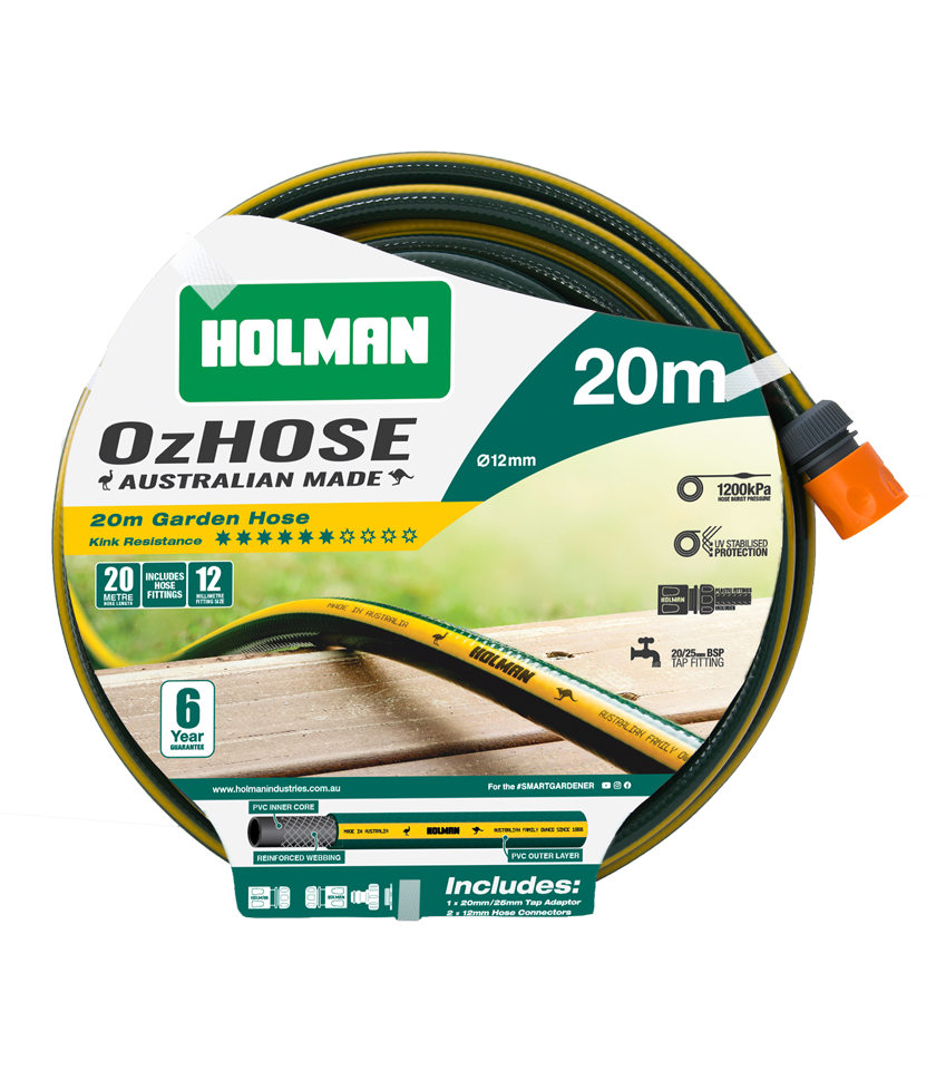 OZH1220F 12mm x 20m OzHose Australian Made Garden Hose