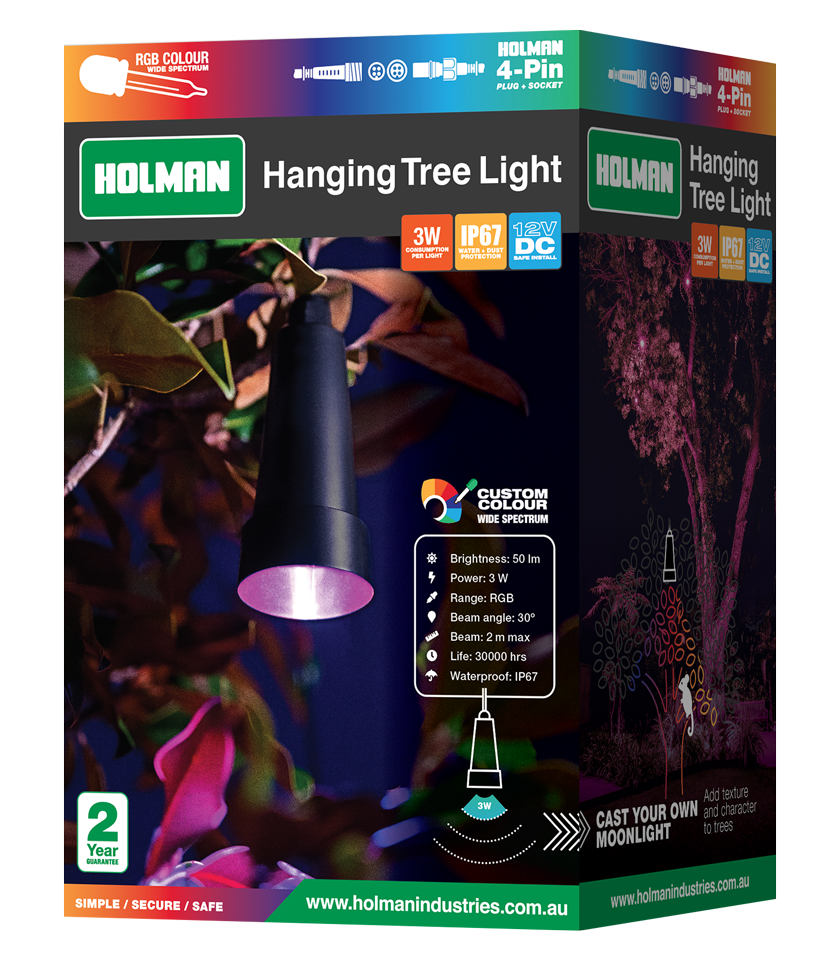 PTLRGB433 RGB Colour Hanging Tree Light