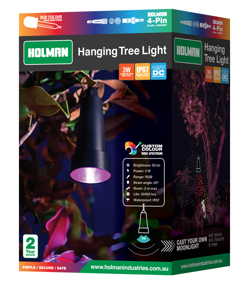 PTLRGB433 RGB Colour Hanging Tree Light