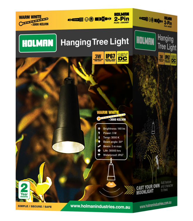 Warm White Garden Lights Bluetooth Controlled Holman Industries