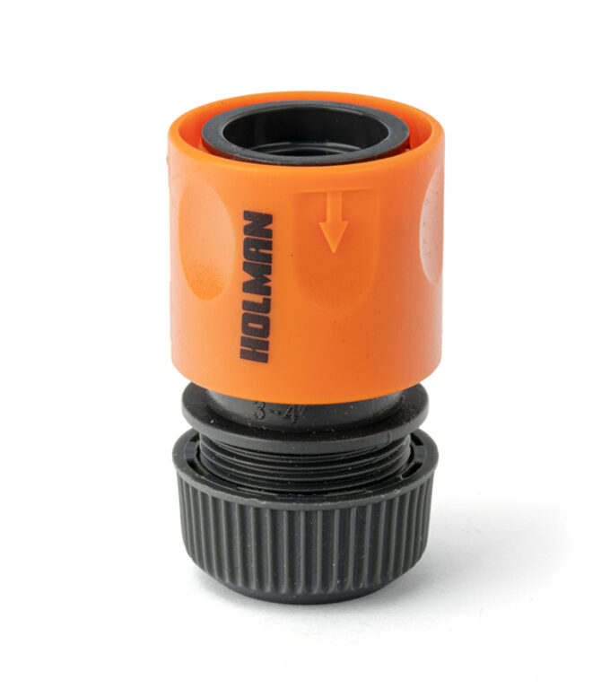 ⌀12mm Plastic Hose Connector with Stop