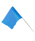 4518BG Blue Glo Marker Flag