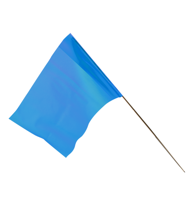 Blue Glo Marker Flag 100 Pack Holman Industries