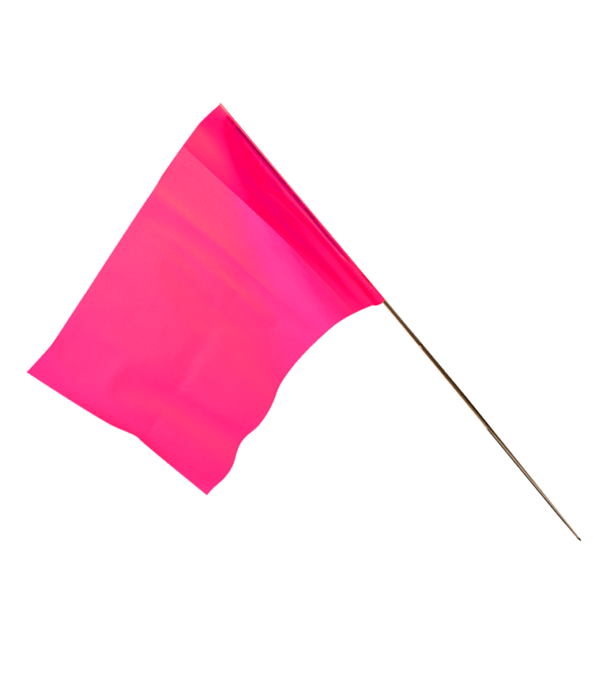 4518PG Pink Glo Marker Flag