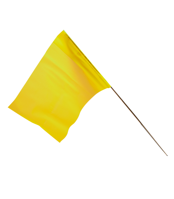 4518YG Yellow Glo Marker Flag