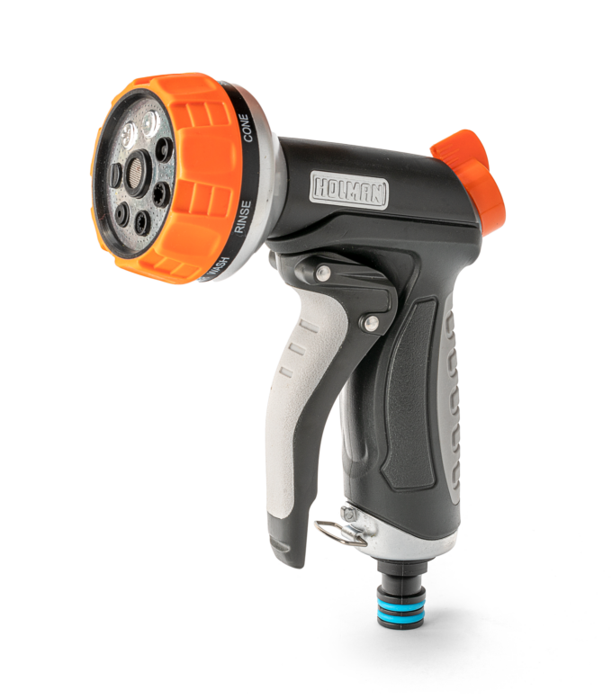 7 function spray gun with flow control