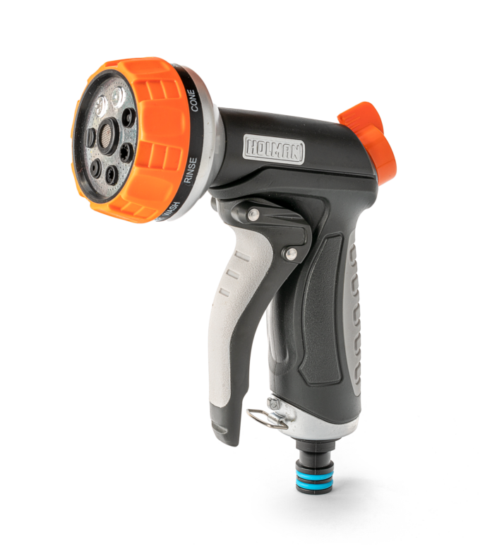 7 function spray gun with flow control