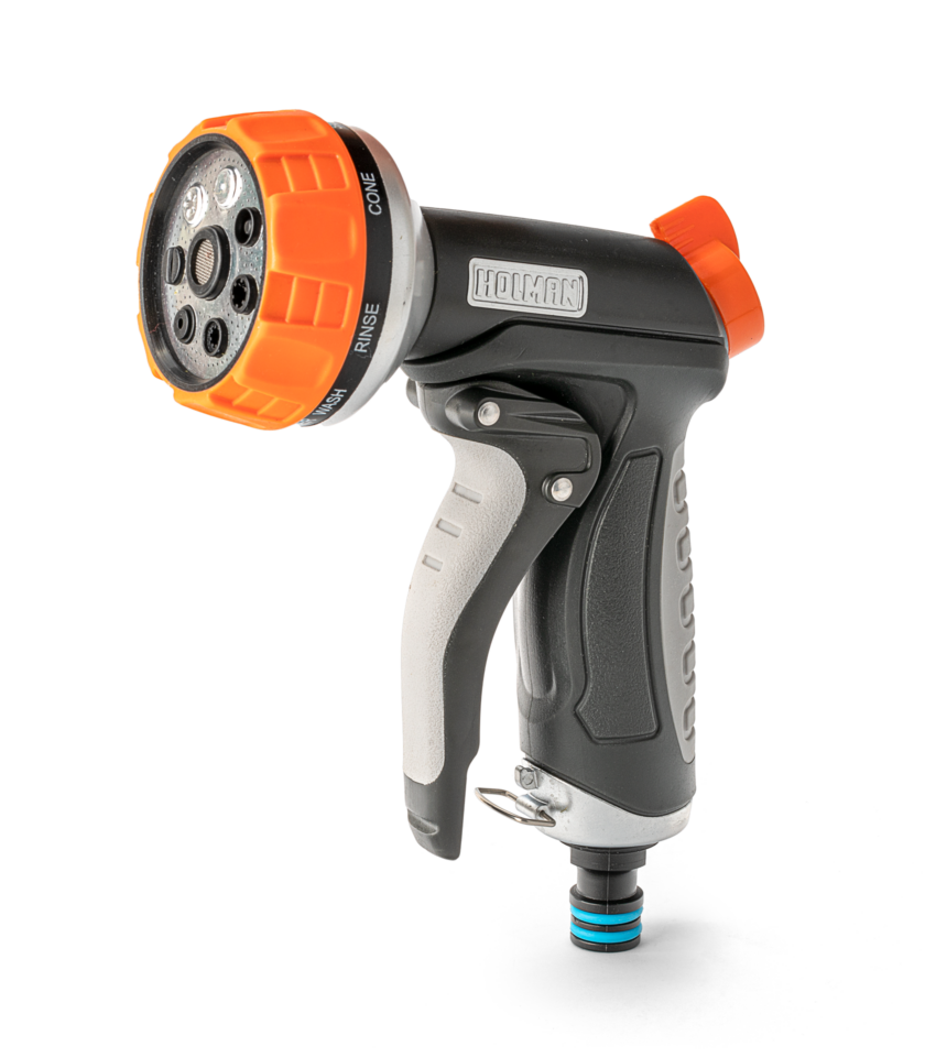 7 function spray gun with flow control