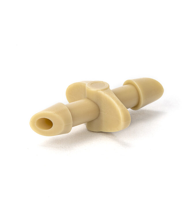 Barbed 4mm Adaptor Beige - 20 Pack (Beige)
