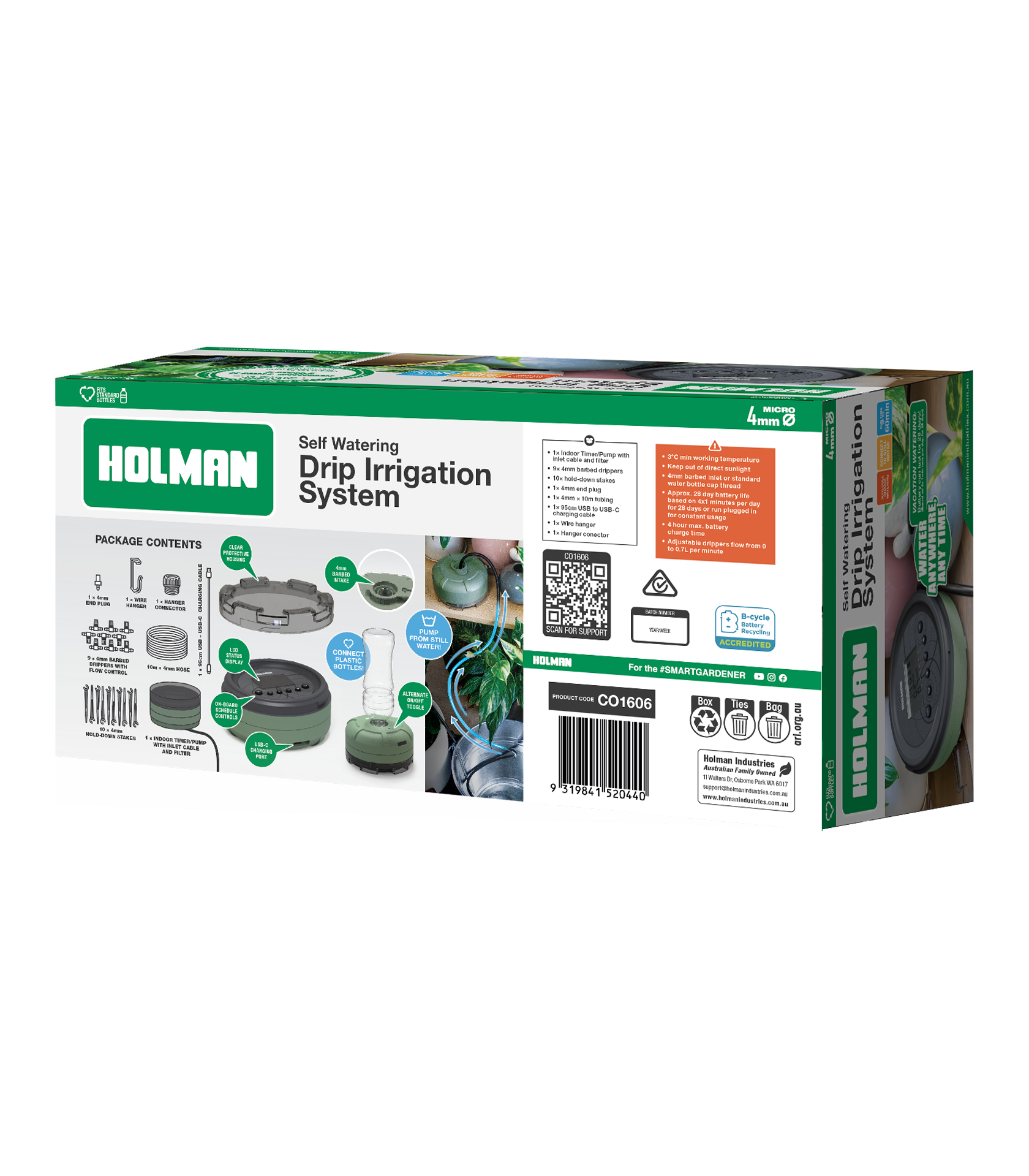 Self Watering Drip Irrigation System Holman Industries
