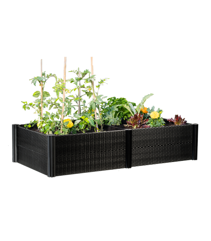 RGB1263R 1200 x 600 x 300mm Rattan Raised Garden Bed