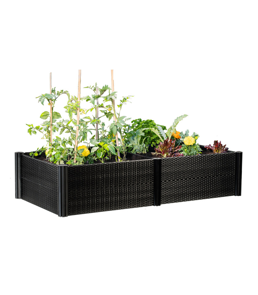 RGB1263R 1200 x 600 x 300mm Rattan Raised Garden Bed