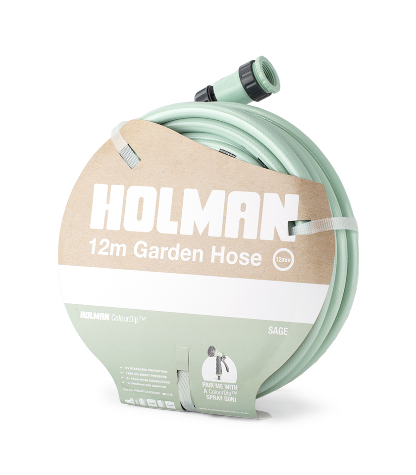 12m ColourDip Garden Hose — Sage