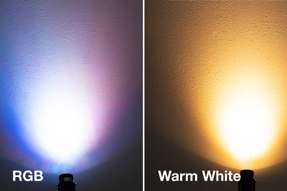 outdoor lighting white light comparison