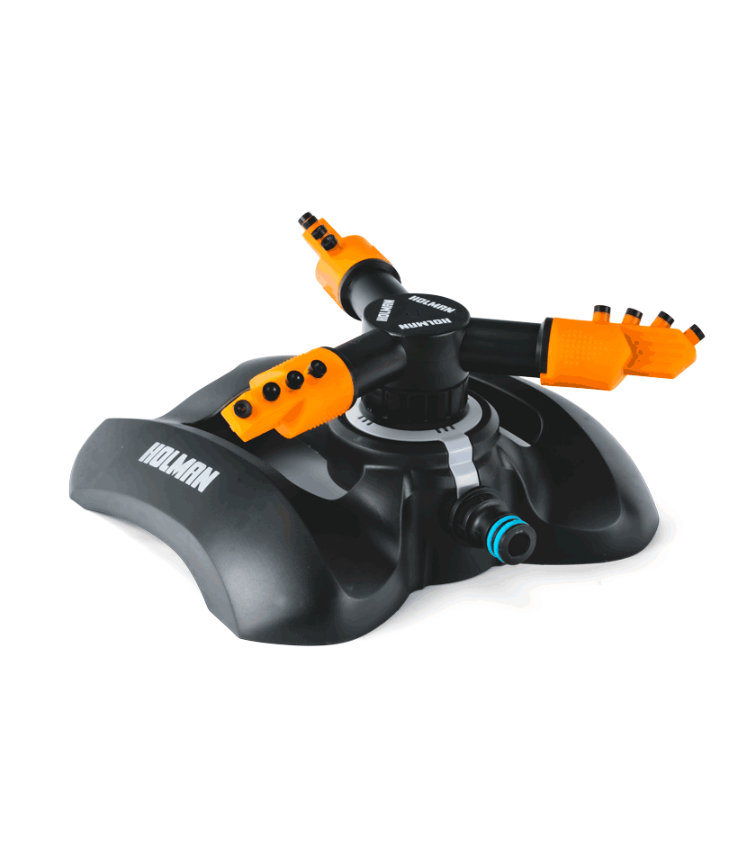 4 piece sprinkler set with heavy duty weighted base