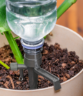 Indoor Drip Spike with water bottle connected watering potted plant