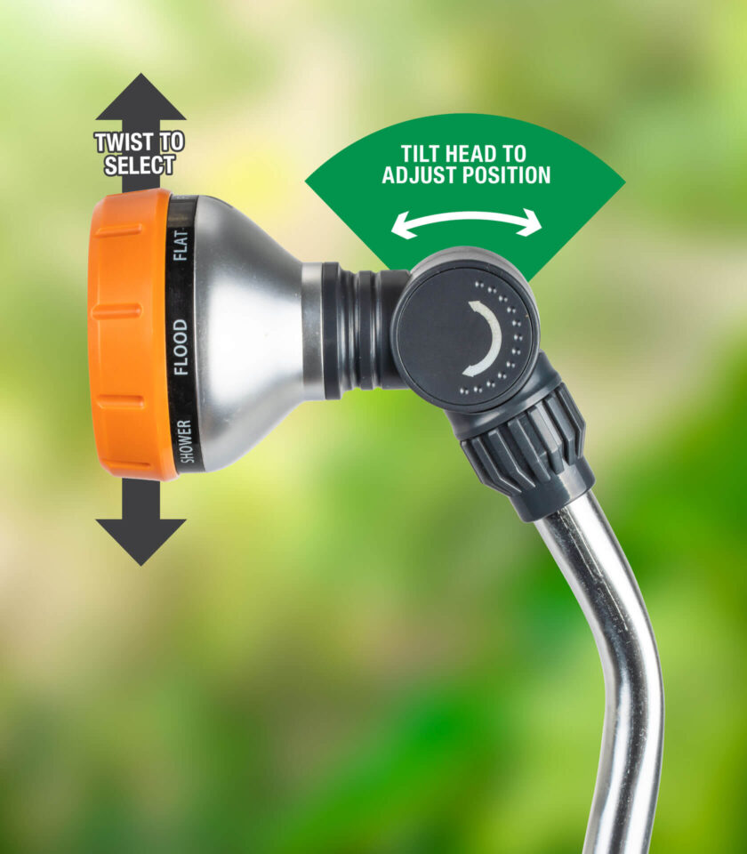 5800H 8 function wand adjustable spray head 8 function wand adjustable spray head