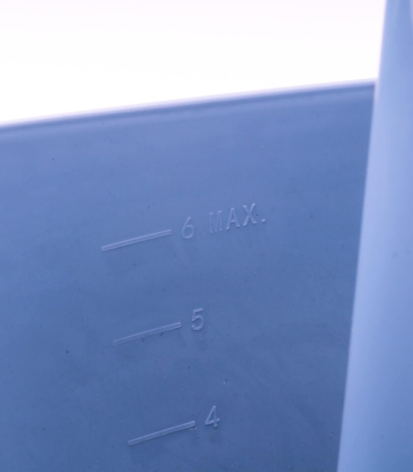 PWC006A 6 Litre ECO Watering Can Asphalt Close up 6 Litre ECO Watering Can Asphalt Close up