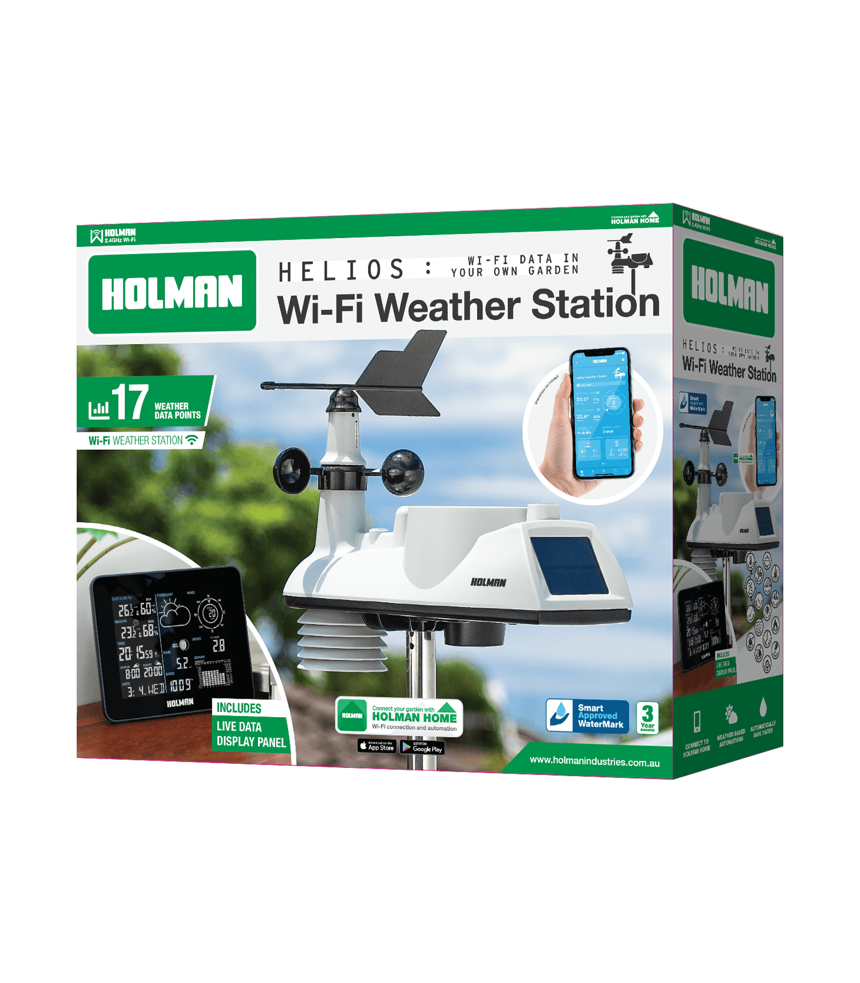 Helios Wi-Fi Weather Station Packaging
