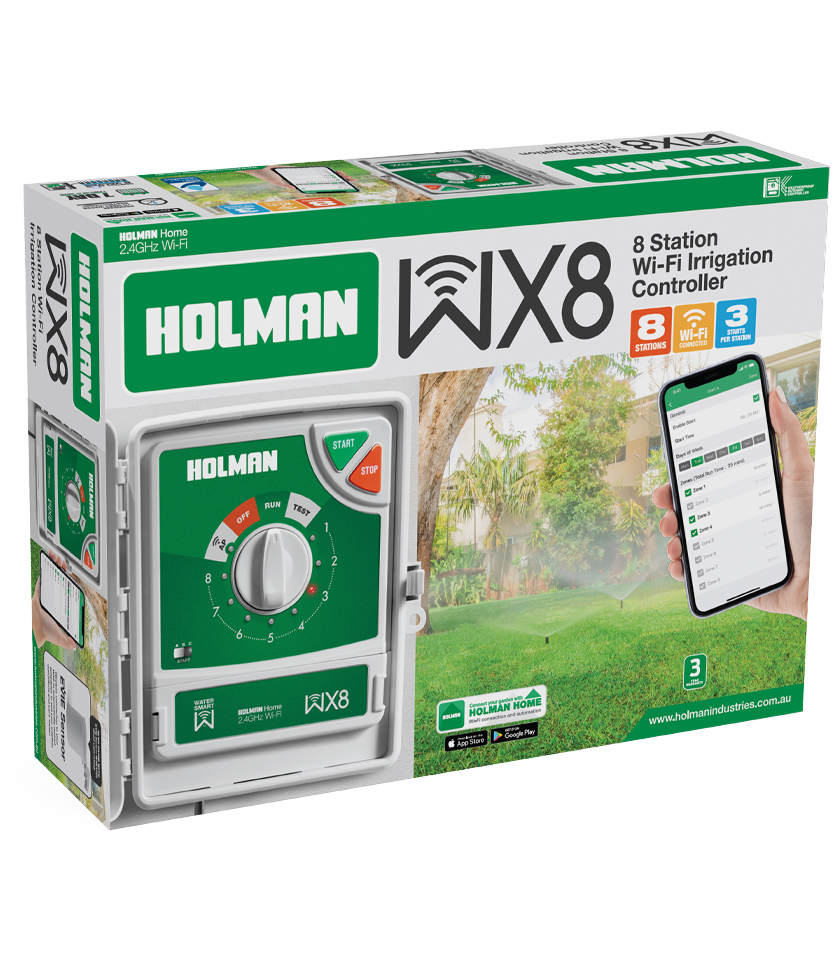 WX8 Wi-Fi Irrigation Controller Packaging SAWM