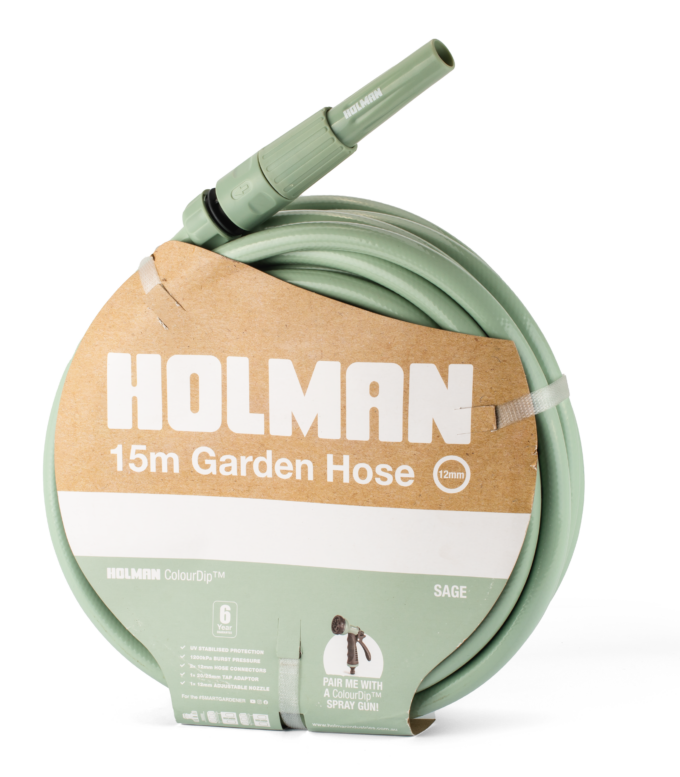 Holman 15M Portable Hose Reel Heavy Duty Construction Lightweight Kink  Resistant