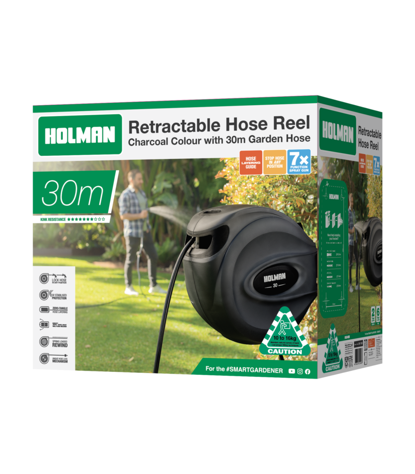 CH1130 30m Charcoal Hose Reel Box 30m Charcoal Hose Reel Box